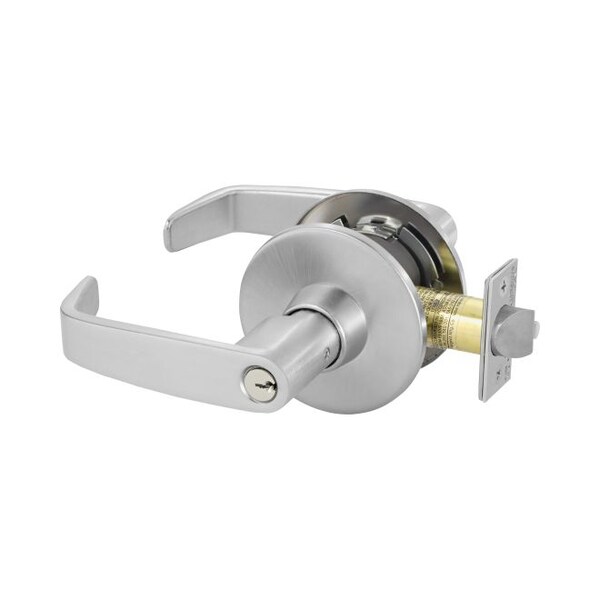 Sargent Storeroom Closet Tubular Bored Lock Grade 1 with L Lever and L Rose with ASA Strike and LA Keyway Sa - 2811G04LL26D
