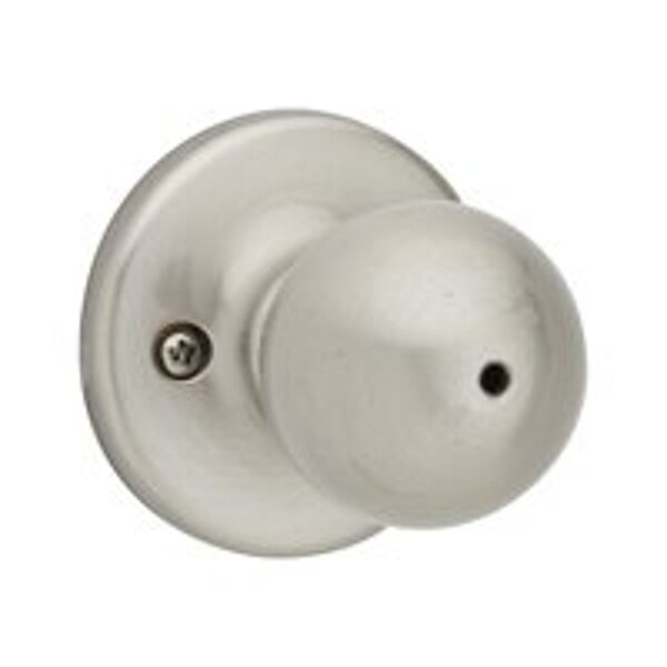 Kwikset 300P 15 6AL RCS V1 Door Knob, 178 in Dia Knob, Zinc, Satin Nickel - 300P15 6ALRCSBX