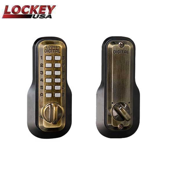 Lockey Lockey: Digital M210 Keyless Deadbolt Lock - Satin Marine Grade - M210-SCMG