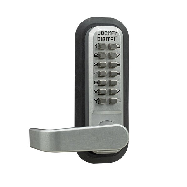 Lockey Usa Lockey Mechanical Keyless Panic Trim with Lever Satin Chrome Marine Grade Finish - 285PSCMG