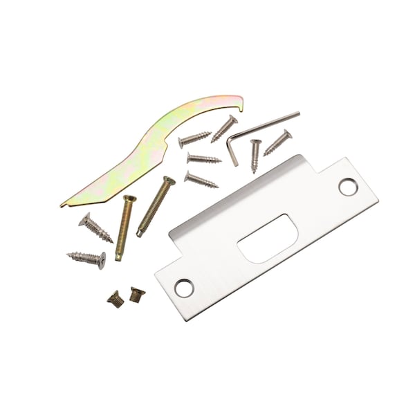 Trans Atlantic Co. LSV Saturn Standard Duty Brushed Chrome Grade 2 Commercial Cylindrical Passage Hall/Closet Door Handle - DL-LSV10-US26D