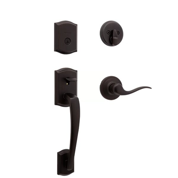 Kwikset Kwikset: Prescott Handleset Venetian Bronze Finish - KWS-818PTHXTNL-11P-SMT-CP
