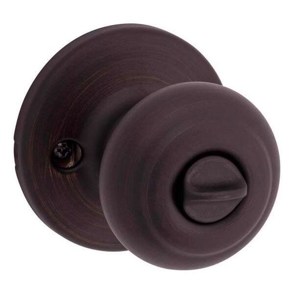Kwikset Kwikset SmartKey Security Cove Venetian Bronze Entry Door Knob KW1 2-3/4 in. - 94002-956