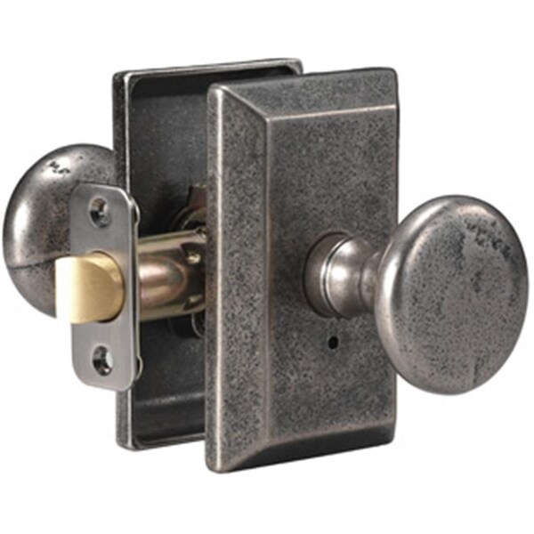 Delaney Designer Tulum Series Dummy Door Knob With Square Backplate - 685508S