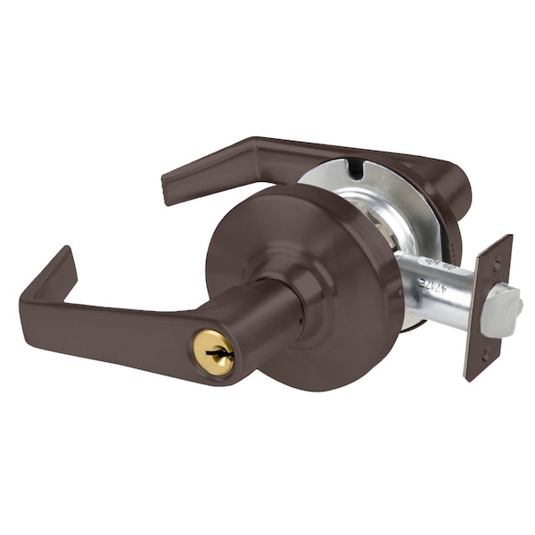 Schlage Grade 2 Classroom Cylindrical Lock with Field Selectable Vandlgard, Saturn Lever, Conventional Cylin - ALX70P SAT 613