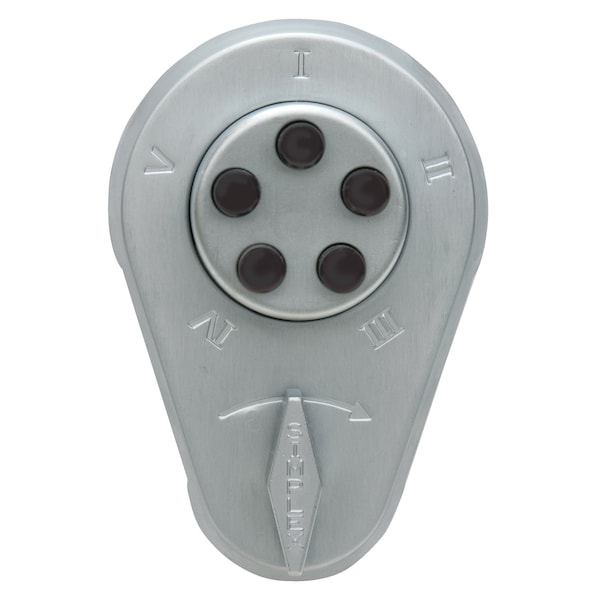 Simplex Kaba Auxiliary Lock with Thumbturn; Deadlocking Spring Latch with Latch Holdback for 1-3/4in to - 91926D