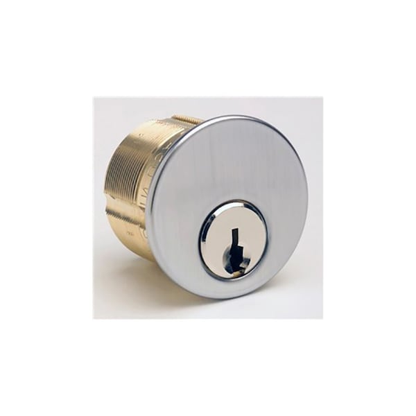 Kaba Ilco Kaba Ilco KW9 Polished Brass Brass Mortise Cylinder Keyed Differently - 7205FA1-03-KD