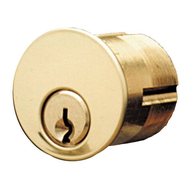 Kaba Ilco Lockset Cylinder, Satin Chrome, Keyway Type Yale(R) 8, 5 Pins, PK2 - 7165YA2-26D-KA2