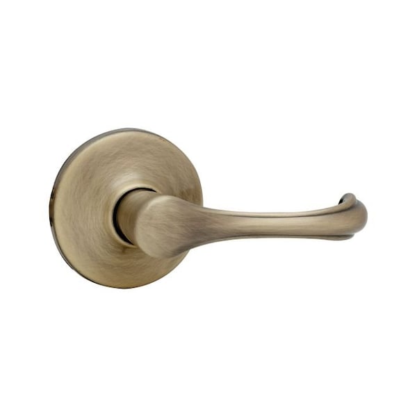 Kwikset Dorian Lever Interior Dummy Handleset Trim, Satin Brass Blackened - 968DNL-5