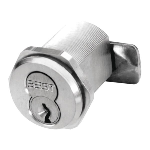 Best Slabbed 1E Direct Motion Mortise Cylinder, Satin Chrome - 1ED7D4C228RP3626