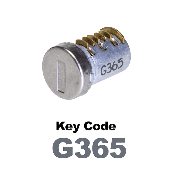 Global Replacement Lock Cylinder, For Non-Master Key Applications, For use in Locks with Key Code G365 - KC-SNM-NK-365