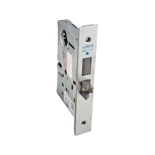 Corbin Russwin Sngl Cylinder Dormitory Mortise Lever by Lever Lock Body; Strike; Front Plate; and Screws Satin Stai - ML2065LL630