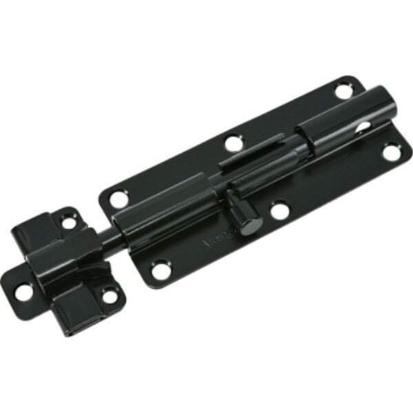 Clean All 6 in. Ajustlock Heavy Duty Barrel Bolt, Black - CL3276607