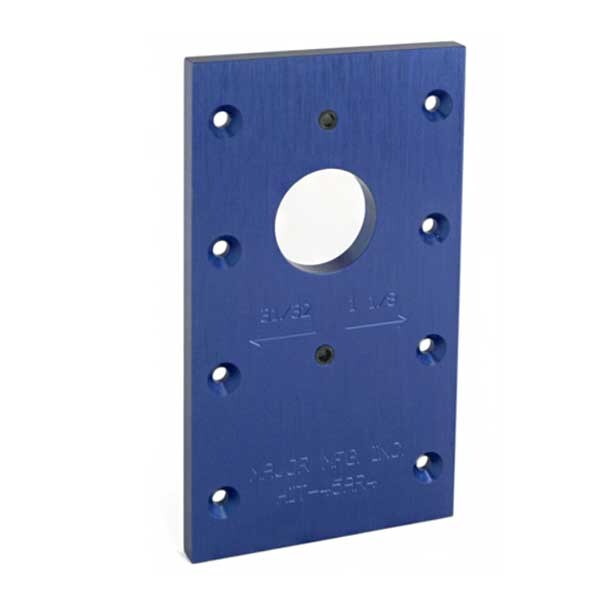 Major Major:  HIT-45AR4 - Cylinder And Handle Holes Template for Adams Rite Locks and Latches - MJR-HIT-45AR4