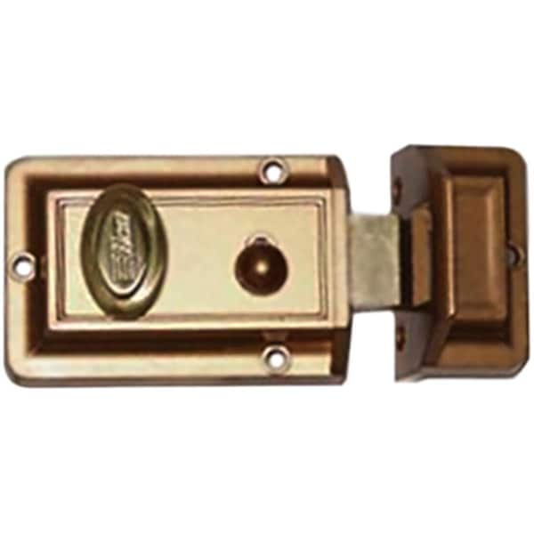 Homestead Jimmy Proof Single Dead Lock, Bronze Lacquered - HO2811454