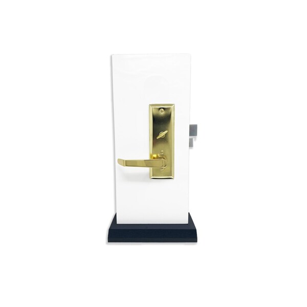 Premier Lock Brass Entry Mortise Right Hand Lock Set with 2.5 in. Backset and 2 SC1 Keys - MR03