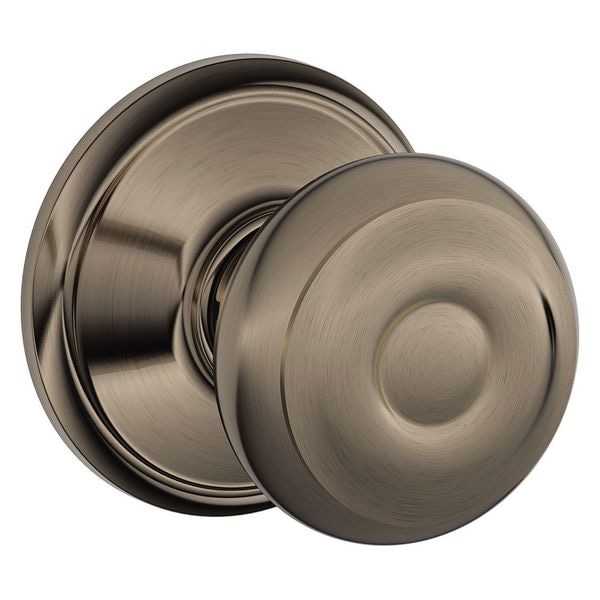 Schlage Knob Lockset, Mechanical, Passage, Grd. 1 - F10 GEO 620