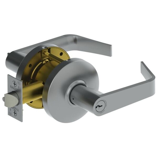 Hager Withnell Lever Entry Cylindrical Lock, No. 000091 Satin Chrome - 3553WTN26D