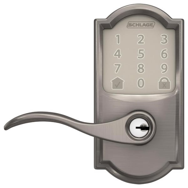 Schlage WIFI DEADBOLT W/LVR SN - FE789WBVCAM619A
