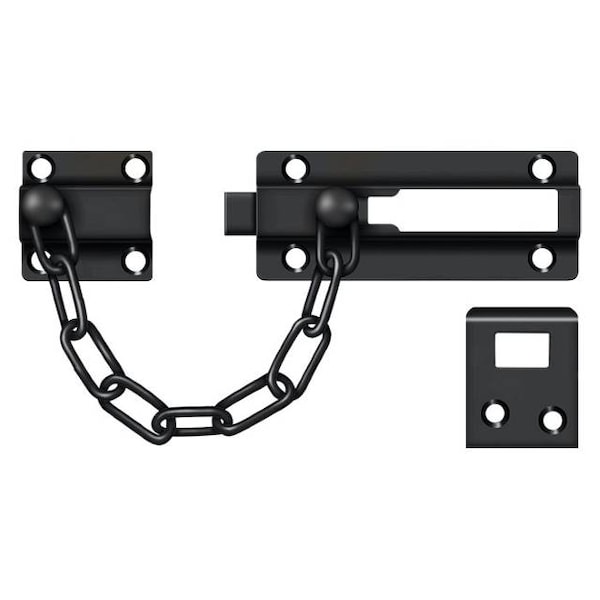 Deltana Door Guard, Chain / Doorbolt Black - CDG35U19