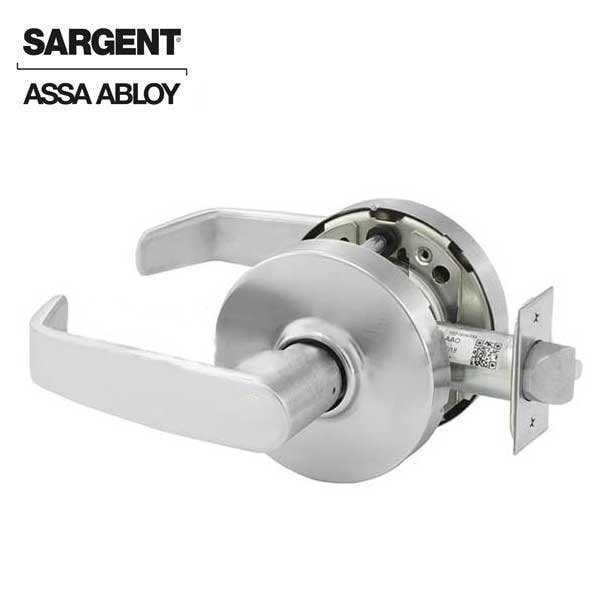 Sargent 10 Line Series Cylindrical Lock Mechanical Passage L Trim L Rose Strike Lip Length 1-1/4 Satin Chrom - SRG-28-10U15-LL-26D