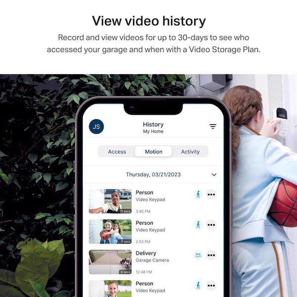 Chamberlain Chamberlain My Q Smart Garage 1 Door Video Keypad For WIFI - VKP1-MYQ
