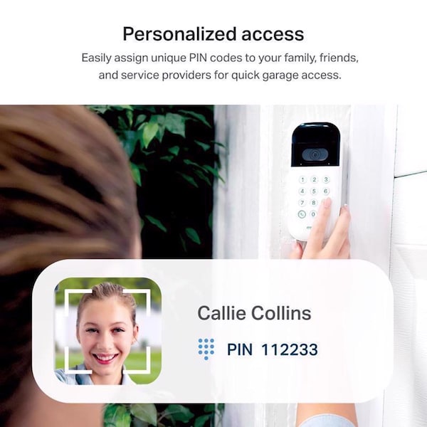 Chamberlain Chamberlain My Q Smart Garage 1 Door Video Keypad For WIFI - VKP1-MYQ