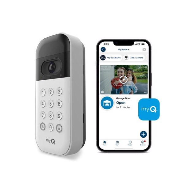 Chamberlain Chamberlain My Q Smart Garage 1 Door Video Keypad For WIFI - VKP1-MYQ