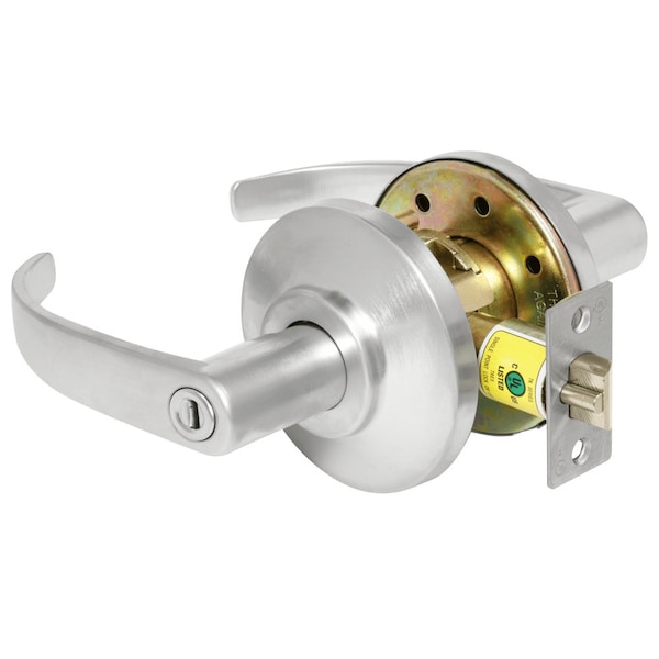 Best Grade 2 Privacy Cylindrical Lock, 14 Lever, Non-Keyed, Satin Chrome Finish, Non-handed - 7KC20L14DS3626