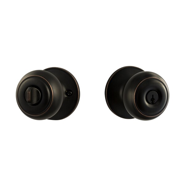 Sure-Loc Hardware Sure-Loc Hardware Juniper Entry Knob, Vintage Bronze - JN107 11P