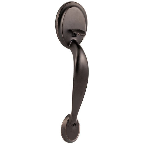 Kwikset Dakota Handle Only; No Deadbolt with RCAL Latch and RCS Strike Venetian Bronze Finish - 898DA-11P