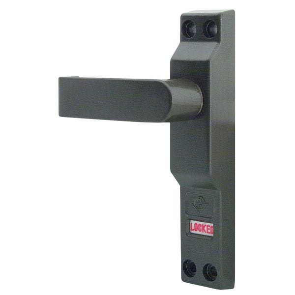 Adams Rite Deadbolt Less Cylinder, HD, Satin Chrome - 4550R-01-121