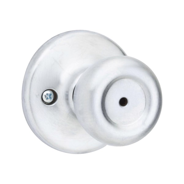Kwikset Kwikset Mobile Home Satin Chrome Privacy Knob Right or Left Handed - 93001-877