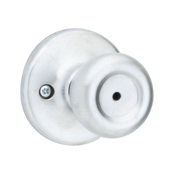 Kwikset Kwikset Mobile Home Satin Chrome Privacy Knob Right or Left Handed - 93001-877