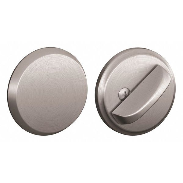 Schlage Residential One-Sided Deadbolt, Bright Chrome Finish - B81N 626