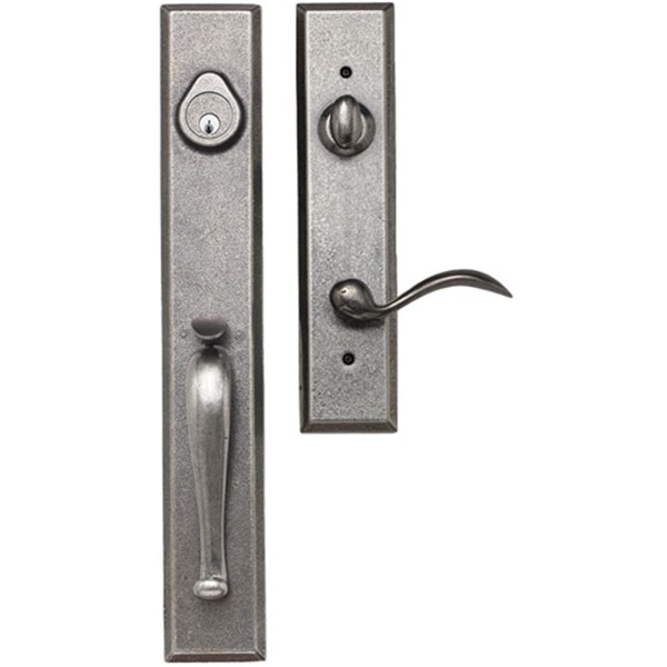 Delaney Designer Cordoba Handleset - Single Cylinder- Aged Pewter - 660508