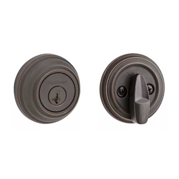 Kwikset Kwikset: 980 Single Cylinder Deadbolt with Smartkey Technology / Venetian Bronze - KWS-980-SMT-11P