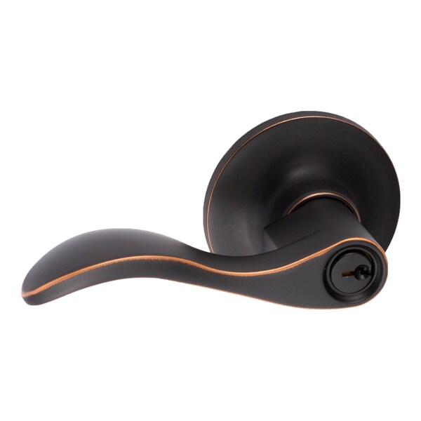 Sure-Loc Hardware Sure-Loc Hardware Snowbird Entry Lever, Vintage Bronze - SB107 11P