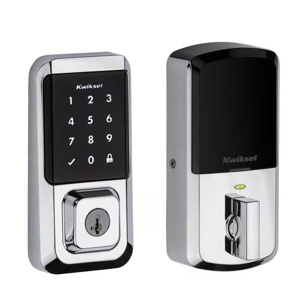 Kwikset Kwikset: Halo SmartKey Electronic Touchscreen Keyless Entry Deadbolt with WiFi / Polished Chrom - KWS-939-WIFI-TSCR-26