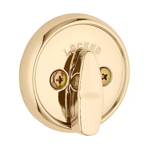 Kwikset 780 Series Satin Nickel Single Cylinder Deadbolt Featuring SmartKey Security / Polished Bra - KWS-780-3-SMT