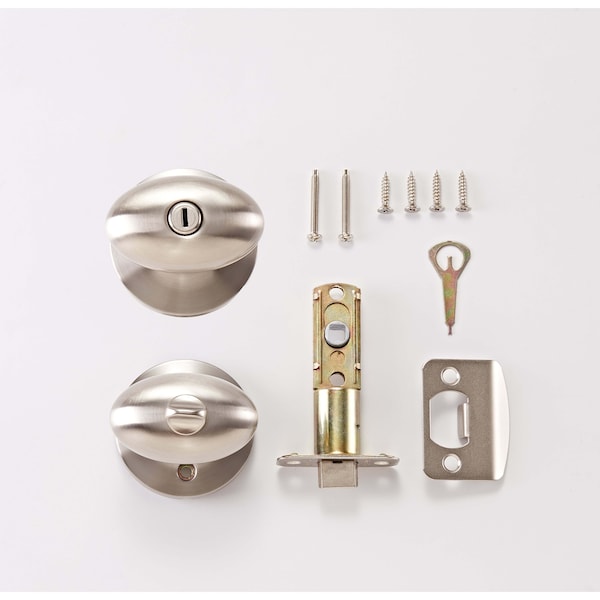 Sure-Loc Hardware Sure-Loc Hardware Arapaho Privacy Knob, Satin Nickel - AR102 15