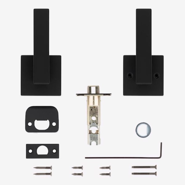 Kwikset Kwikset Singapore Matte Black Passage Lever 1-3/4 in. - 97200-899