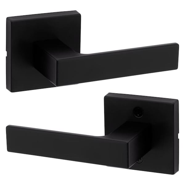 Kwikset Kwikset Singapore Matte Black Passage Lever 1-3/4 in. - 97200-899