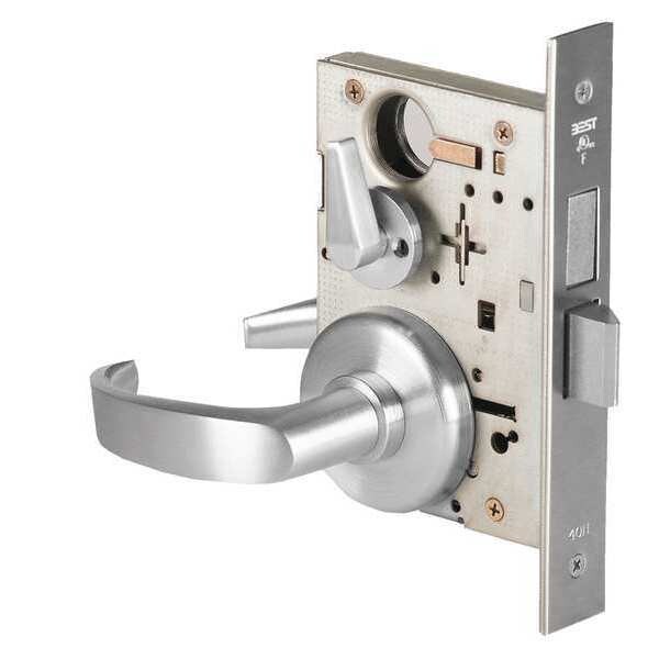 Best Mortise Lockset, Lever, 40H Rose, Series 40H, Grd. 1, Privacy - 45H0L16R630 7/8