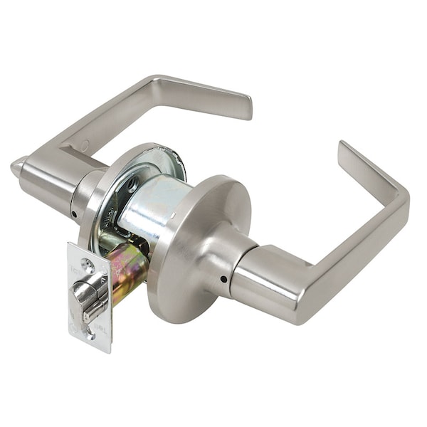 Tell Tell Cortland Satin Chrome Privacy Lockset 2 in. - CL100199