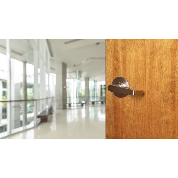 Global Door Controls GLC Series Brushed Chrome Grade 3 Commercial/Residential Passage Door Handle - GLC-5110L-626