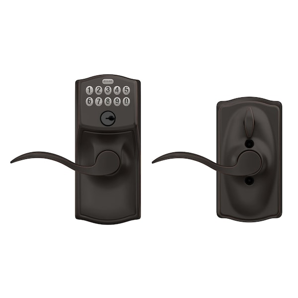 Schlage Schlage Aged Bronze Steel Electronic Keypad Entry Lock - FE595VCAMACC716