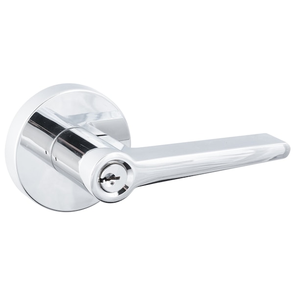 Sure-Loc Hardware Sure-Loc Hardware Basel Round Entry Lever, Polished Chrome - BS107-RD 26