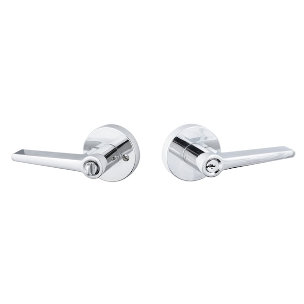 Sure-Loc Hardware Sure-Loc Hardware Basel Round Entry Lever, Polished Chrome - BS107-RD 26