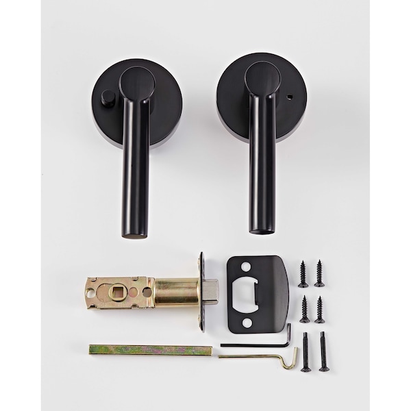 Sure-Loc Hardware Sure-Loc Hardware Marin Privacy Lever, Flat Black - MR102 FBL